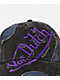 Von Dutch Roadie Black & Purple Strapback Hat - Thumbnail image 3 of 4