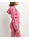 Von Dutch Rope Pink Wash Crop Zip Hoodie - Thumbnail image 7 of 9