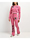 Von Dutch Rope Pink Wash Crop Zip Hoodie - Thumbnail image 9 of 9