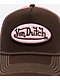Von Dutch Staple Brown & Pink Trucker Hat - Thumbnail image 3 of 6
