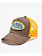 Von Dutch Staple Brown & Yellow Trucker Hat - Thumbnail image 1 of 3