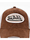 Von Dutch Suede Brown & Grey Trucker Hat - Thumbnail image 3 of 4