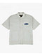 Von Dutch The Zod White Stripe Crop Work Shirt - Thumbnail image 1 of 2
