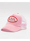 Von Dutch Velvet Pink Trucker Hat - Thumbnail image 1 of 4