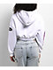 Von Dutch White & Pink Crop Hoodie - Thumbnail image 2 of 5