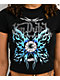 Von Dutch X Broken Promises Dark Wings Rhinestone Black Crop T-Shirt - Thumbnail image 3 of 5