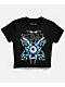 Von Dutch X Broken Promises Dark Wings Rhinestone Black Crop T-Shirt - Thumbnail image 5 of 5