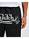 Von Dutch x Broken Promises All In Black Wash Wide Leg Sweatpants - Thumbnail image 3 of 6