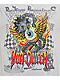 Von Dutch x Broken Promises Dark Crusader Light Grey Wash T-Shirt - Thumbnail image 2 of 3
