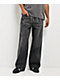 Von Dutch x Broken Promises Night Sky Rhinestone Black Wash Straight Leg Jeans  - Thumbnail image 1 of 6