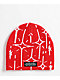 WHADAFUNK Bling Red Beanie - Thumbnail image 1 of 2