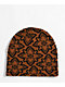 WHADAFUNK Petals Brown Beanie - Thumbnail image 2 of 2