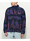 WKND Temple Fleece Navy Blue & Red Sherpa Jacket - Thumbnail image 1 of 3
