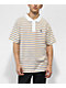 WORBLE Cloud Thing White Stripe Polo Shirt - Thumbnail image 1 of 3