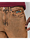 WORBLE G8tor Brown Acid Wash Denim Jeans - Thumbnail image 6 of 8