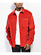 WORBLE Red Corduroy Long Sleeve Shirt - Thumbnail image 1 of 4