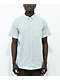 WORBLE W- camisa a rayas de manga corta con botones azul
