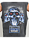 WWE Bad To The Bonz Black Wash Tank Top - Thumbnail image 2 of 3