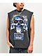 WWE Bad To The Bonz Black Wash Tank Top - Thumbnail image 1 of 3