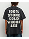 WWE Stone Cold Whoop Black Wash T-Shirt  - Thumbnail image 2 of 4