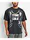 WWE Vested Black Wash T-Shirt - Thumbnail image 1 of 4