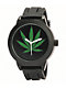 Weed Print Black & Green Analog Watch Set - Thumbnail image 4 of 5