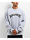 Welcome Barb Applique Heather Grey Crewneck Sweatshirt - Thumbnail image 1 of 4