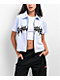 Welcome Barb Oxford Blue & White Short Sleeve Work Shirt - Thumbnail image 1 of 5