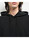 Welcome Barb Sleeve Pigment Dye Black Hoodie - Thumbnail image 2 of 3