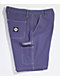 Welcome Brace shorts tipo carpintero morados