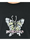 Welcome Butterfly camiseta negra 