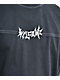 Welcome Contrast Black T-Shirt - Thumbnail image 4 of 4