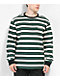 Welcome Cooper Spruce Green & White Stripe Long Sleeve T-Shirt