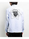 Welcome Dimension White & Blue Long Sleeve Zip Shirt - Thumbnail image 1 of 3