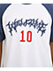 Welcome Dugout White & Navy Boxy Raglan T-Shirt - Thumbnail image 3 of 4