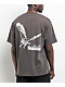 Welcome Fly By Night Brown Enzyme Wash T-Shirt - Thumbnail image 1 of 3