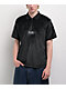 Welcome Grain Black Velour Polo Shirt - Thumbnail image 1 of 3