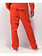 Welcome Hydra Pumpkin Neon Red Elastic Waist Corduroy Pants - Thumbnail image 2 of 6