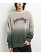 Welcome Maille Bone & Dark Green Dip-Dye Sweater - Thumbnail image 1 of 3