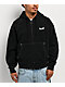 Welcome Pigment Dye Black Crop Zip Hoodie - Thumbnail image 5 of 5