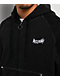 Welcome Pigment Dye Black Crop Zip Hoodie - Thumbnail image 3 of 5