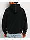 Welcome Pigment Dye Black Crop Zip Hoodie - Thumbnail image 2 of 5