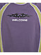 Welcome Rash Paneled Grape Boxy T-Shirt - Thumbnail image 3 of 4