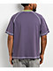 Welcome Rash Paneled Grape Boxy T-Shirt - Thumbnail image 2 of 4