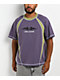 Welcome Rash Paneled Grape Boxy T-Shirt - Thumbnail image 1 of 4