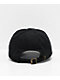 Welcome Scrawl Peached Black Strapback Hat
