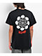 Welcome Skull Flower Black T-Shirt - Thumbnail image 1 of 3