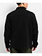 Welcome Sliver Black Waffle Knit Zip Long Sleeve Shirt - Thumbnail image 2 of 4