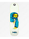 Welcome Sloth On Bunyip White, Blue & Yellow 8.0" Skateboard Deck - Thumbnail image 1 of 3