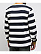 Welcome Thicc Stripe Black & Bone Knit Long Sleeve T-Shirt - Thumbnail image 3 of 6